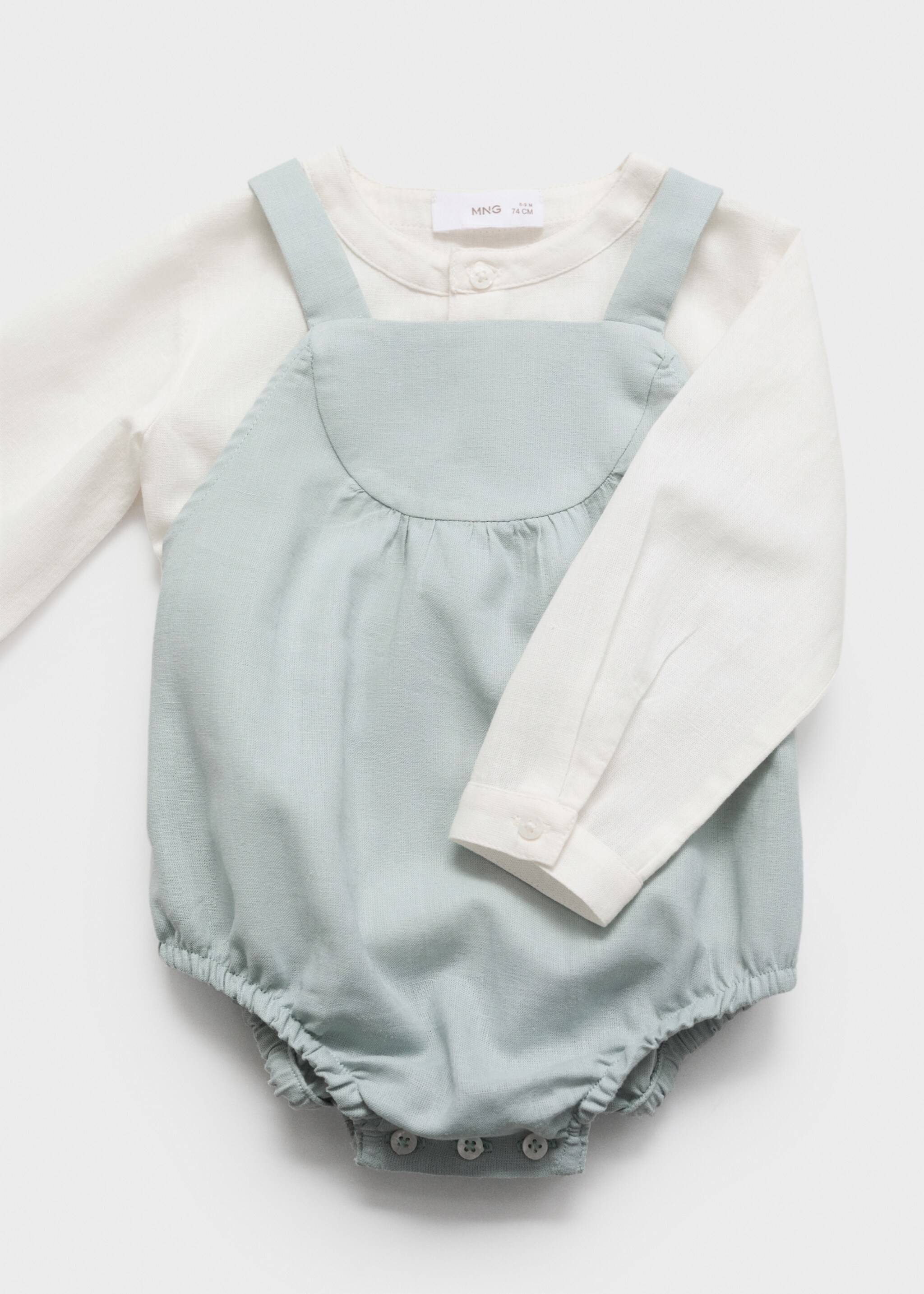 Cotton and linen shirt - Details of the article 0
